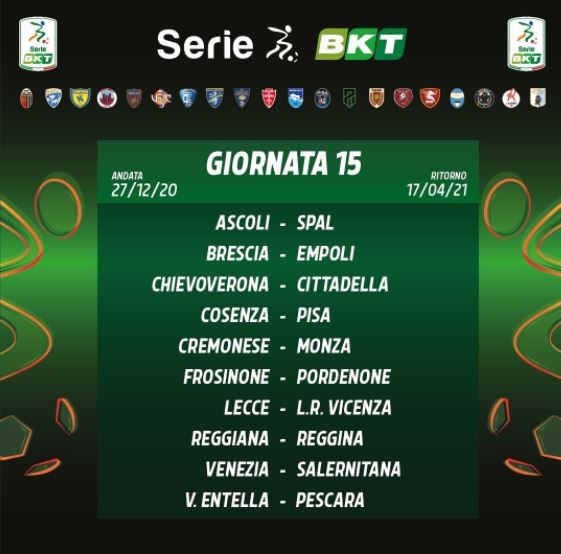 calendario Serie B